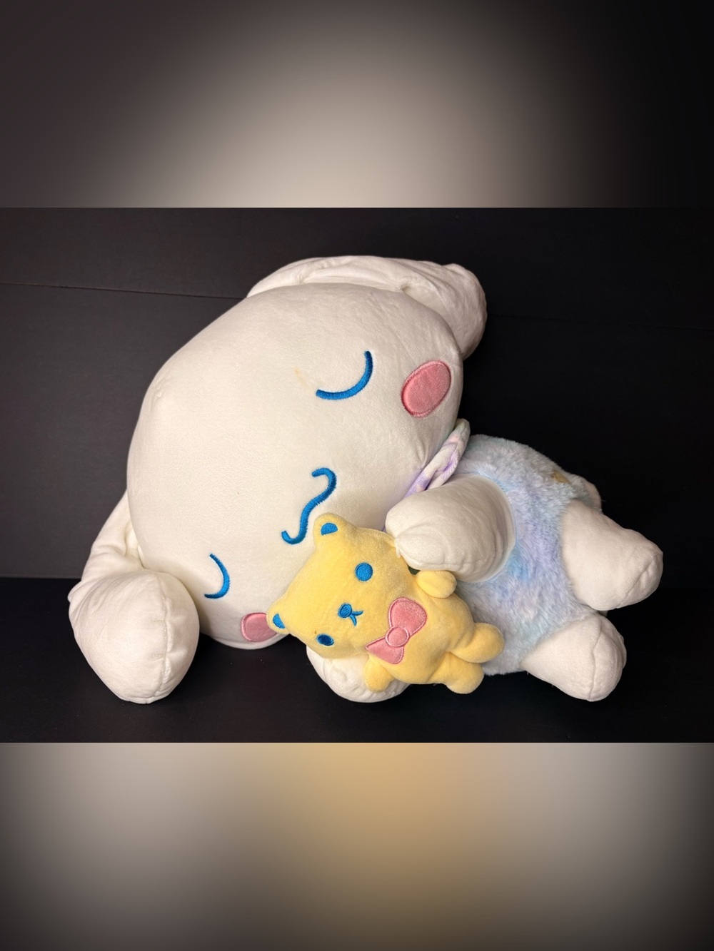 Sanrio jumbo cinnamon roll sleeping plush